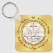クリスチャン結婚式の引き出物、クリスチャンキーホルダー キーホルダー (正面)