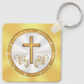 クリスチャン結婚式の引き出物、クリスチャンキーホルダー キーホルダー (裏面)