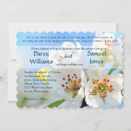 クリスチャン結婚式招待状ソングオブソロモン 招待状