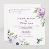 クリスチャン結婚式招待状 – ソングオブソロモン 招待状 (正面/裏面)