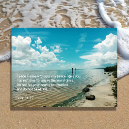 クリスチャン聖なる書物、 経典スカイウォーター平和を恐れる 案内ポストカード