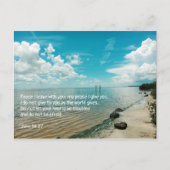 クリスチャン聖なる書物、 経典スカイウォーター平和を恐れる 案内ポストカード (正面)