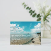 クリスチャン聖なる書物、 経典スカイウォーター平和を恐れる 案内ポストカード (スタンド正面)