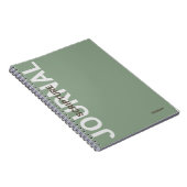 クリスチャン聖なる書物、 経典パーソナライズされたグリーンジャーナル ノートブック (右側)