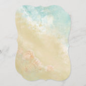 クリスチャン聖なる書物、 経典ビーチシーシェル目的地 招待状 (正面/裏面)