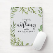 クリスチャン聖なる書物、 経典不可能なことはない マウスパッド (マウス)