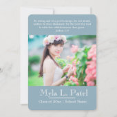 クリスチャン聖なる書物、 経典写真卒業のお知らせ/ 招待状 (正面)