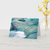 クリスチャン聖なる書物、 経典同情カードブルーリバーウォーター カード (黄色い花)