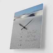 クリスチャン聖なる書物、 経典時計 スクエア壁時計 (傾斜)