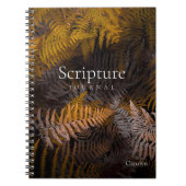 クリスチャン聖なる書物、 経典緑豊かな雑誌 ノートブック (正面)
