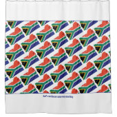 クリスチャン聖なる書物、 経典 | 南アフリカ国旗 シャワーカーテン (正面)