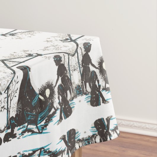 クリスチャン聖ベビーイエズクリスマス出生シーン テーブルクロス (インサイチュ)