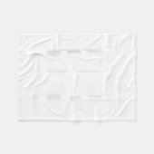 クリスチャン聖書の詩篇23編 主は私の羊飼い フリースブランケット (正面(横))
