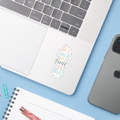 クリスチャン聖書の詩 | このような時代のために シール (ノートパソコンとiPhone)
