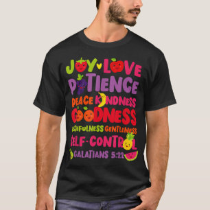 クリスチャン聖書聖句ガラティアの果実 Tシャツ