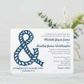 クリスチャン航海の結婚式招待状 招待状 (スタンド正面)