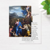 クリスチャン葬儀祈りの言葉イエズスとエンジェルカード (デスク)