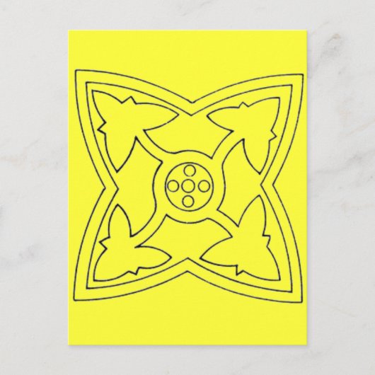 クリスチャン記号はがき ポストカード (正面)