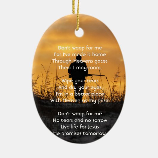 クリスチャン記念ハンター狩りストーカー戦 セラミックオーナメント (裏面)