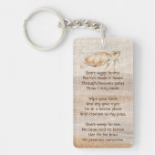 クリスチャン記念写真サンディビーチウミガメ キーホルダー (正面)