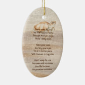 クリスチャン記念写真サンディビーチウミガメ セラミックオーナメント (右)