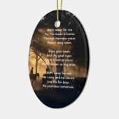 クリスチャン記念写真森林遊歩道 セラミックオーナメント (左)