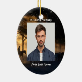 クリスチャン記念写真森林遊歩道 セラミックオーナメント