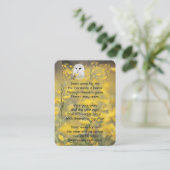 クリスチャン記念写真 ツバメ 鳥 名刺 (スタンド正面)