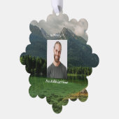 クリスチャン記念形見マウンテンレイク オーナメントカード (左)