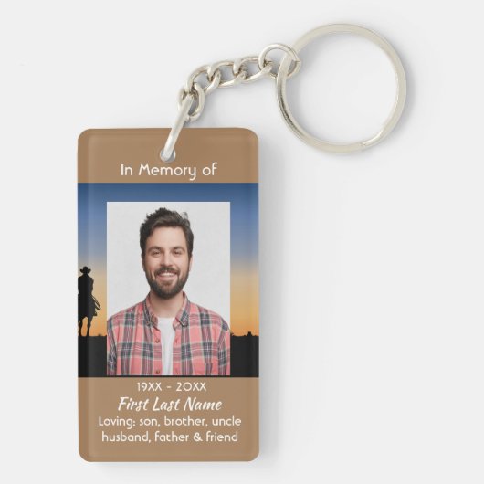 クリスチャン記念西部馬術 キーホルダー (裏面)