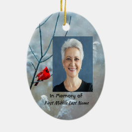 クリスチャン記念記念（鳥）ショウジョウコウカンチョウレッドバード セラミックオーナメント