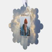 クリスチャン詩記念記念エンプサケ天使の空の雲 オーナメントカード (左)