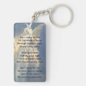 クリスチャン詩記念記念エンプサケ天使の空の雲 キーホルダー (裏面)