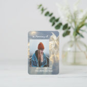 クリスチャン詩記念記念エンプサケ天使の空の雲 名刺 (スタンド正面)