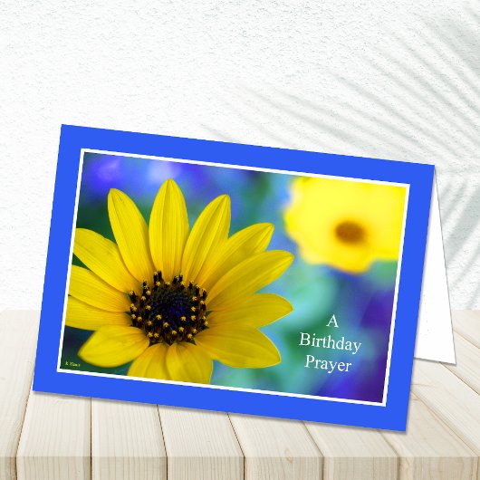 クリスチャン誕生日カード--誕生日祈りの言葉 カード