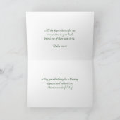 クリスチャン誕生日パパ父聖なる書物、 経典 カード (内部)