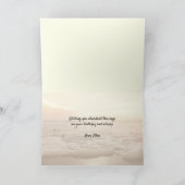 クリスチャン誕生日日ズオブマイライフ聖なる書物、 経典 サンキューカード (内部)