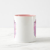 クリスチャン賛美ズピンクのフローラ聖句 ツートーンマグカップ (中央)