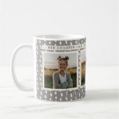 クリスチャン賛美マム写真丁合名記念 コーヒーマグカップ (左)