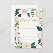 クリスチャン賛美母パーティーフローラ祈りの言葉 エンクロージャーカード (正面/裏面)