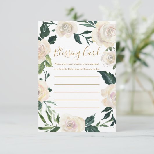 クリスチャン賛美母パーティーフローラ祈りの言葉 エンクロージャーカード (スタンド正面)