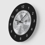 クリスチャン贈答者用贈答品，ジェレミア3:15 ラージ壁時計 (傾斜)