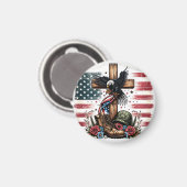 クリスチャン軍隊 マグネット (正面/裏面)