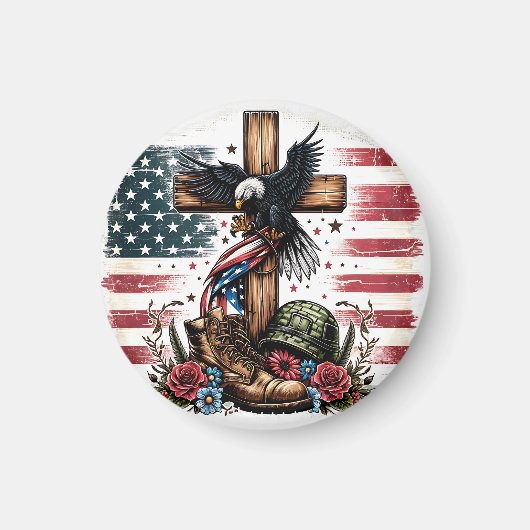 クリスチャン軍隊 マグネット (正面)