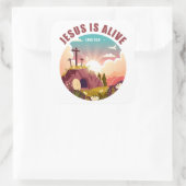 クリスチャン過越イースターイエス空の墓&クロス スクエアシール (バッグ)