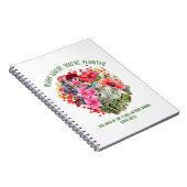 クリスチャン開花あなたは植えられたフローラ ノートブック (右側)