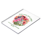 クリスチャン開花あなたは植えられたフローラ ノートブック (左側)