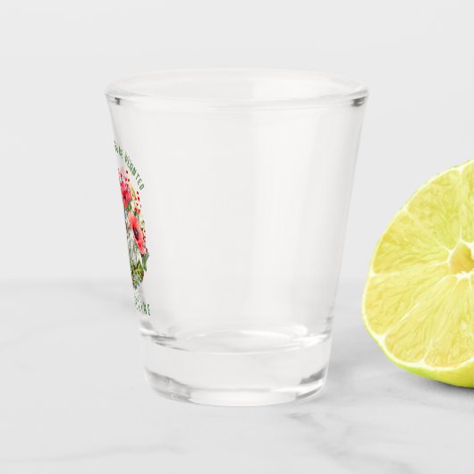 クリスチャン開花、あなたは植えられたフローラ植物 ショットグラス (右)