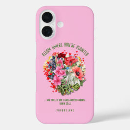 クリスチャン開花(あなたは植栽フローラ名) iPhone 16ケース