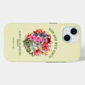 クリスチャン開花(あなたは植栽フローラ名) Case-Mate iPhoneケース (裏面 (横))